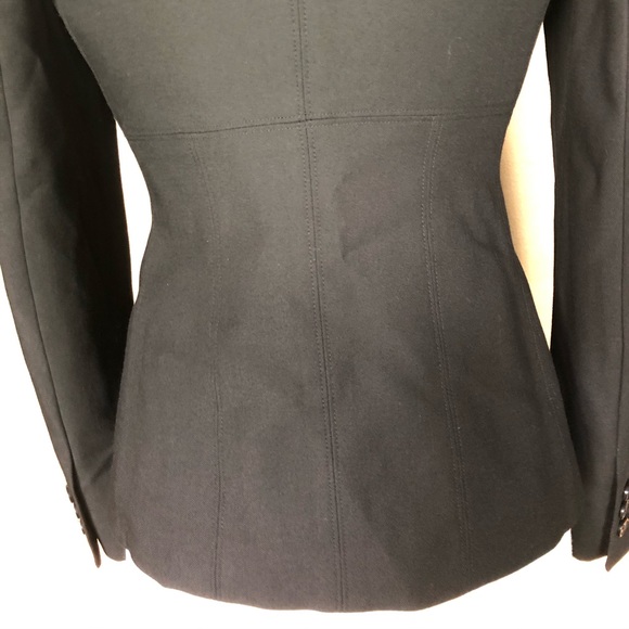 ANNE KLEIN BLACK BLAZER SIZE 2 - Picture 5 of 12